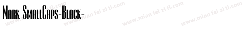 Mark SmallCaps-Black字体转换